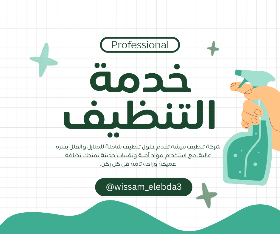شركة تنظيف ببيشه